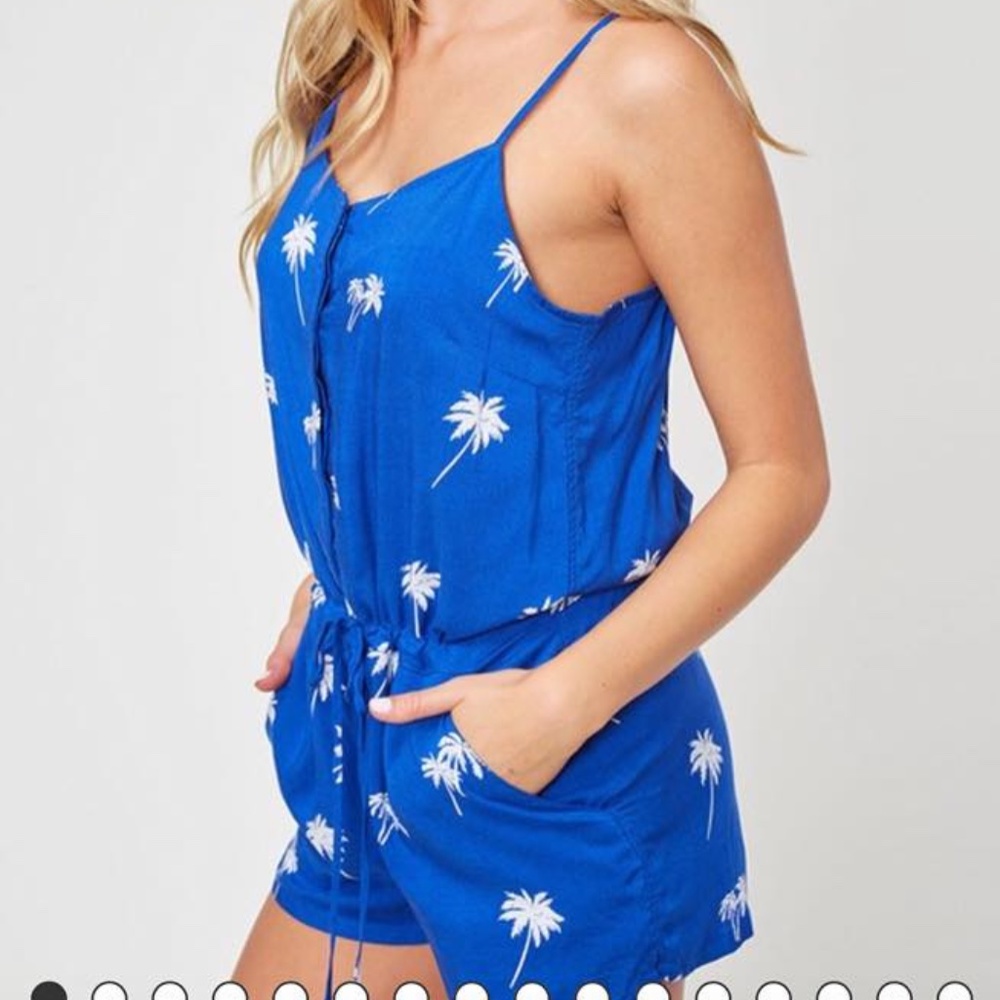 Palm Tree Romper
